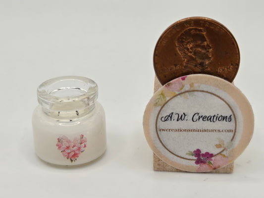 3 Wick Candle - White Hearts