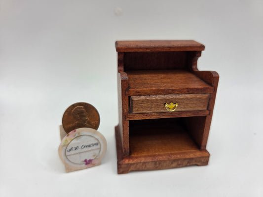 The House of MIniatures Night Stand - #40012 Assembled