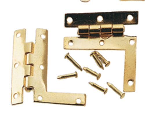 Gold-Plated Brass HL Hinge #1132