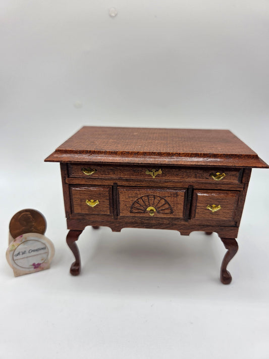 The House of Miniatures Chippendale Low Boy - #40024 Assembled