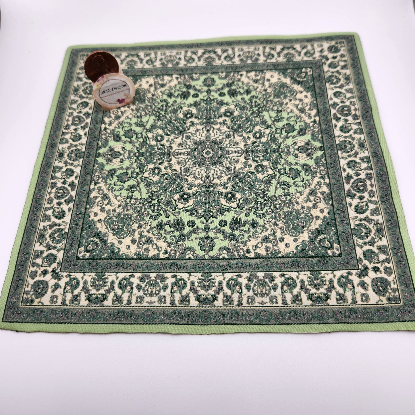 Rug - Large Square Aladdin Jade & Ivory