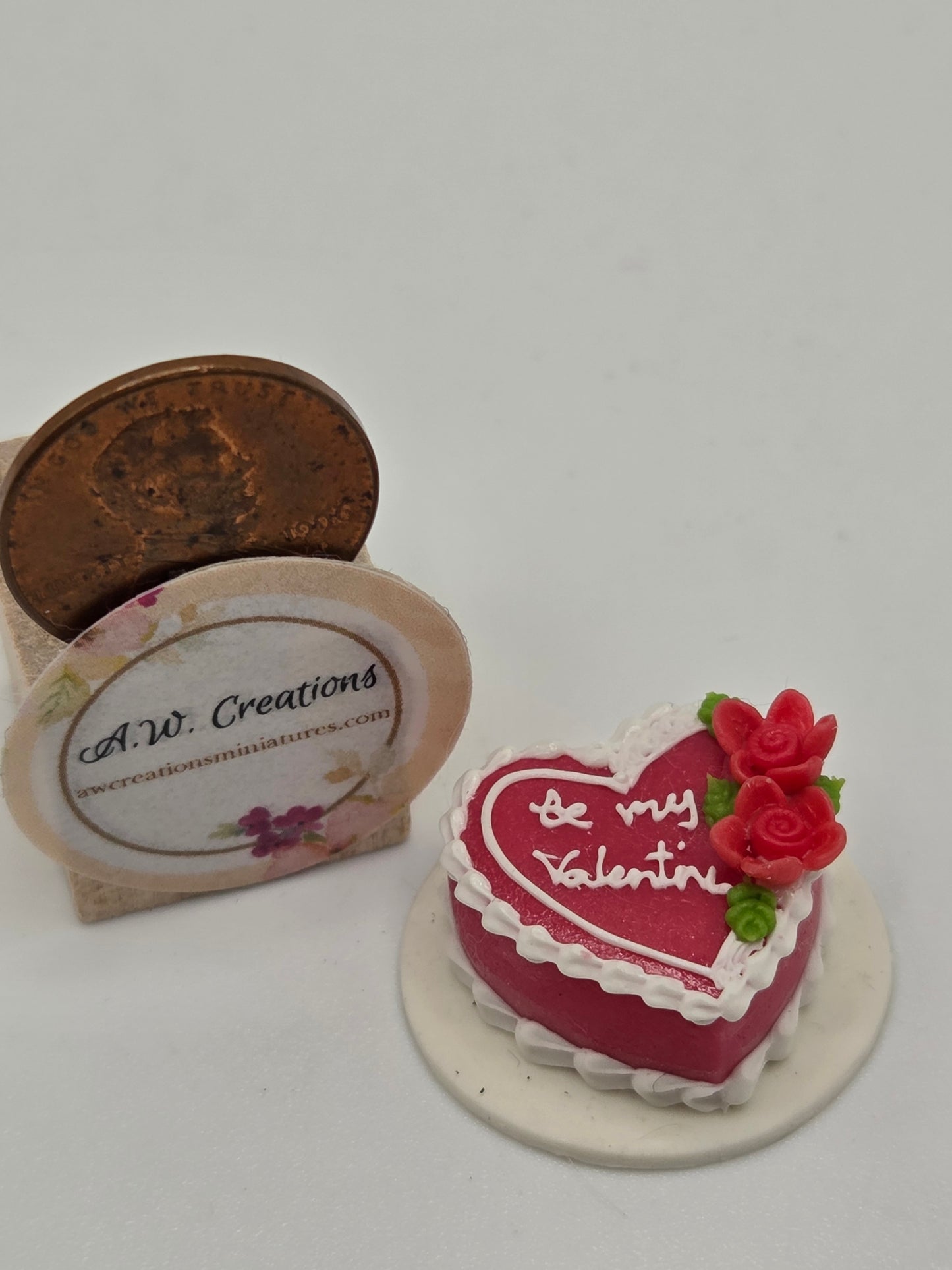 Valentine Cake - Be My Valentine Red