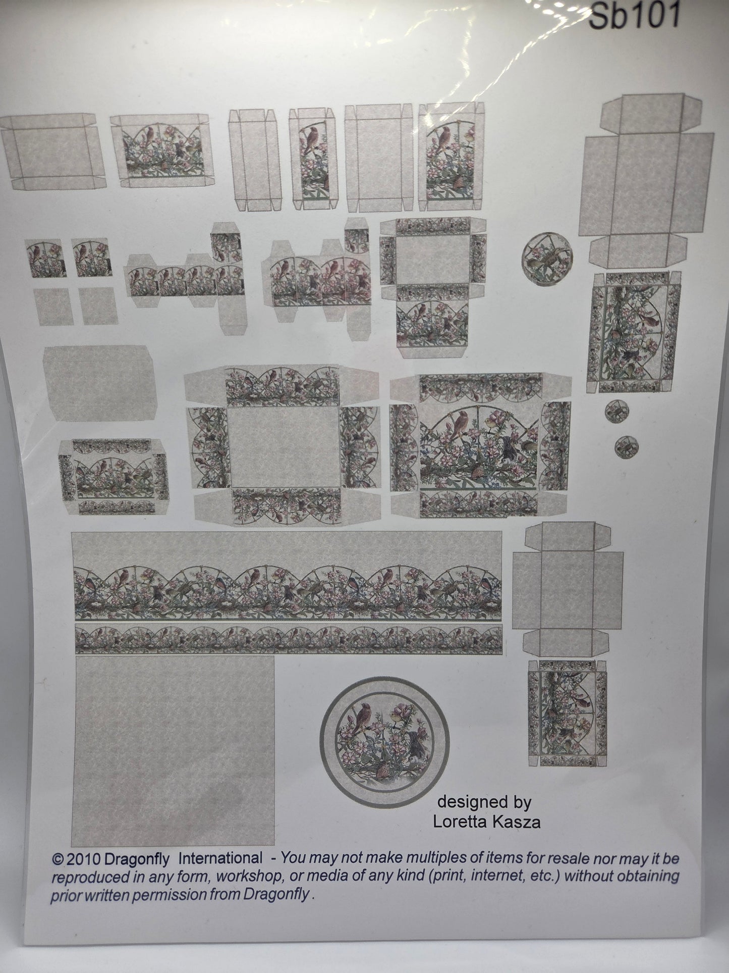 Kit - Bird and Floral Boxes SB101