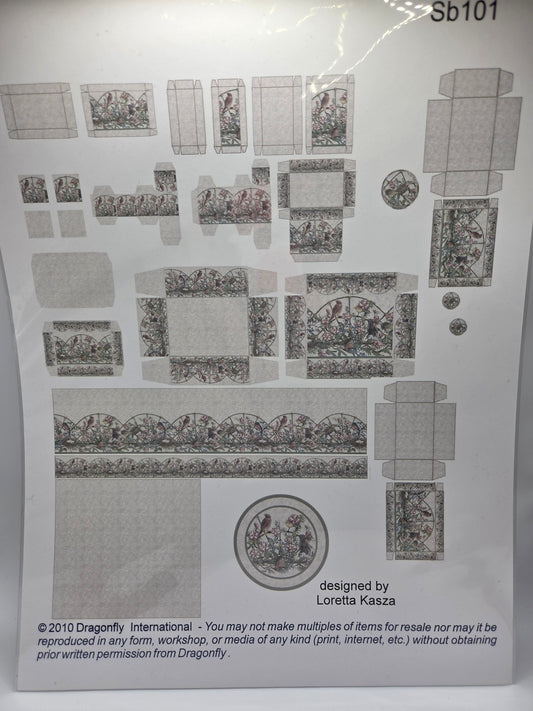 Kit - Bird and Floral Boxes SB101