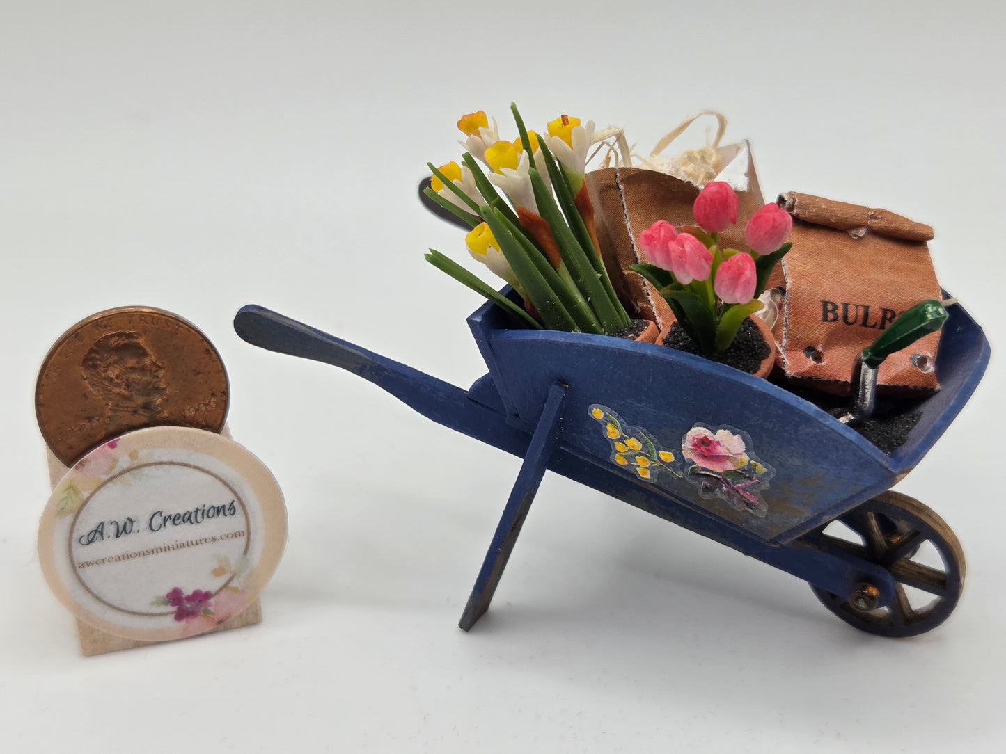 Wheelbarrow - Spring Filled Blue