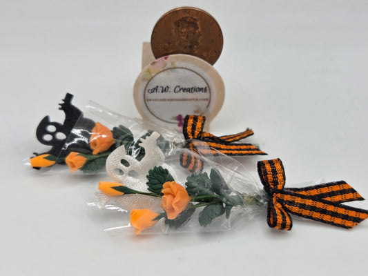 Boo-quet - Orange Roses