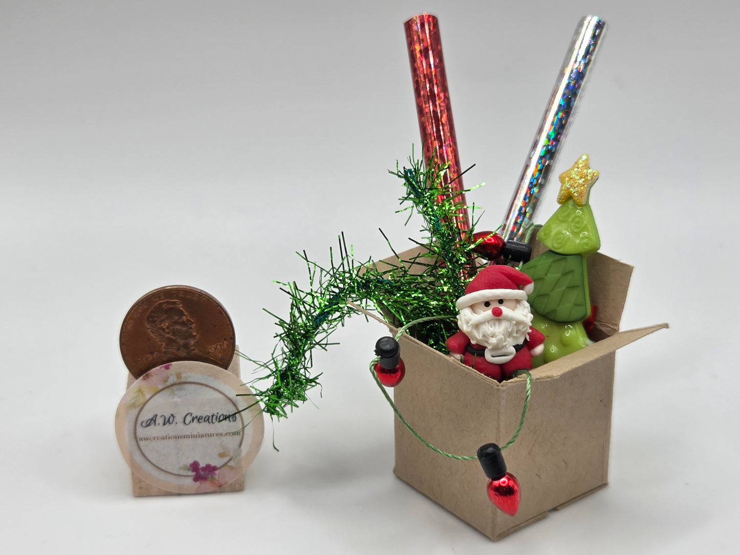 Box of Christmas Decorations - Large