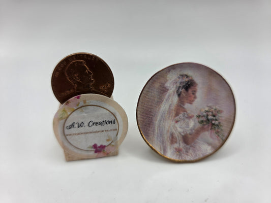 Ceramic Plate - Bride