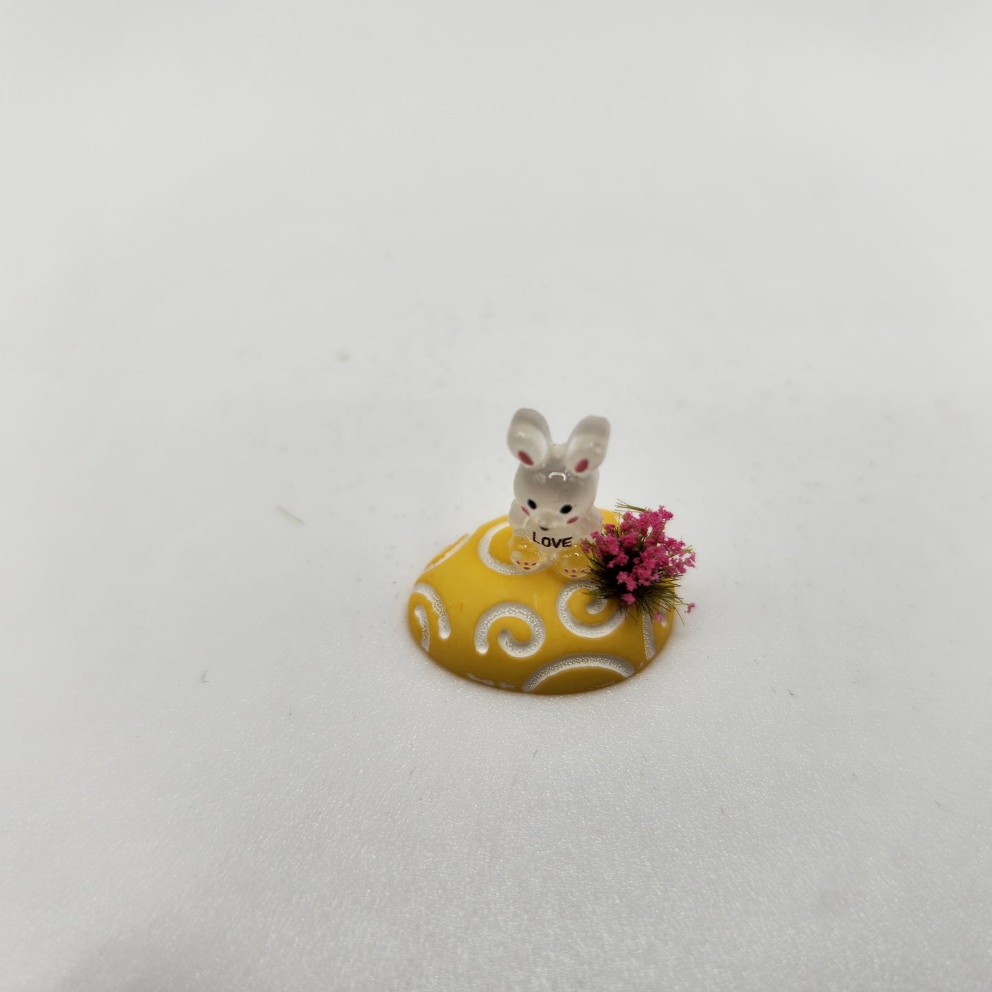 Bunny on Easter Egg