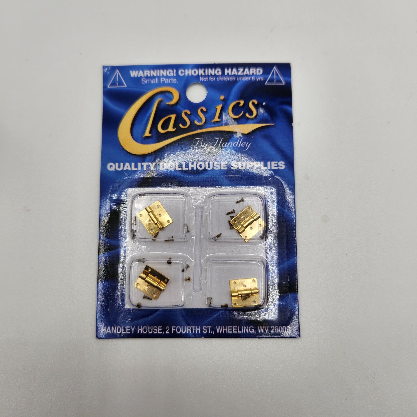 Gold-Plated Brass Butt Hinge