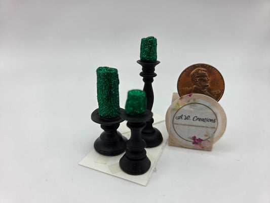 Candlestick Trio - Green