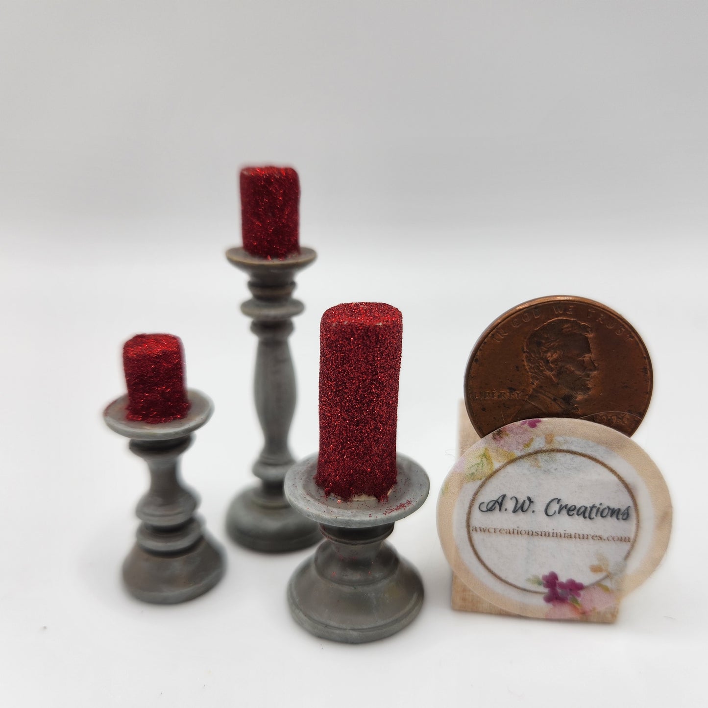 Candlestick Trio - Red