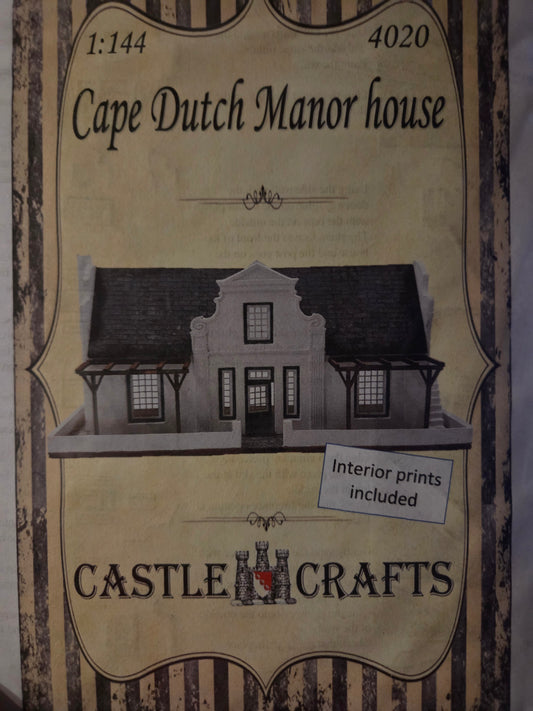 Kit - Cape Dutch Manor House #4020 1:144