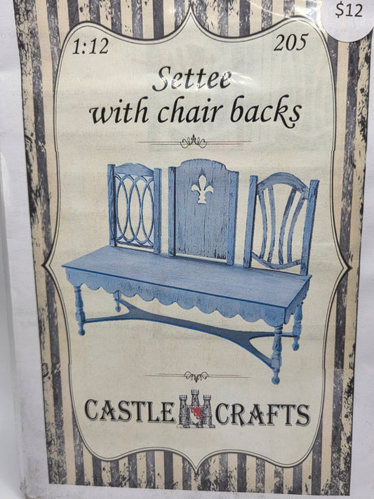 Kit - Settee with Chair Backs #205