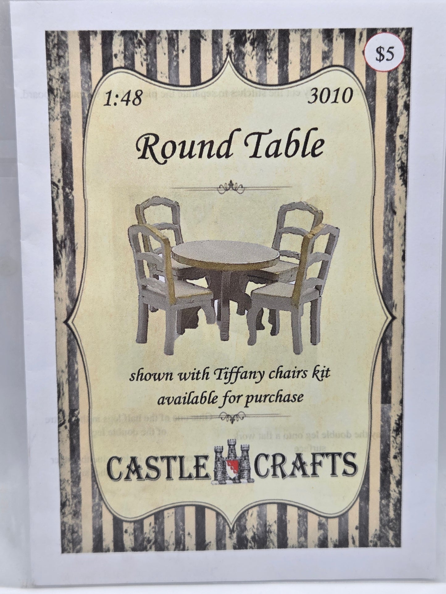 Kit - Round Table 1:48 #3010