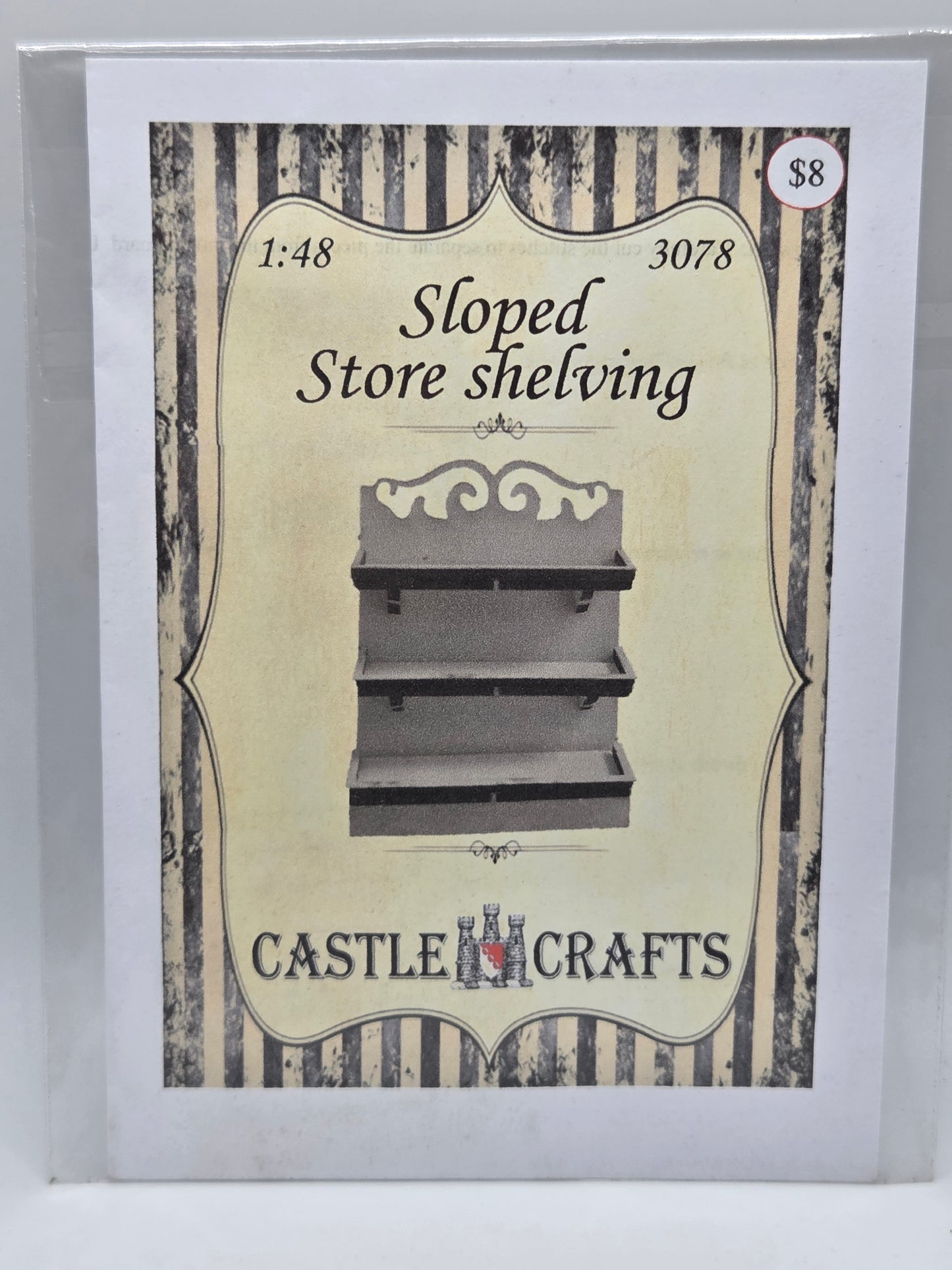 Kit - Sloped Store Shelving 1:48 #3078