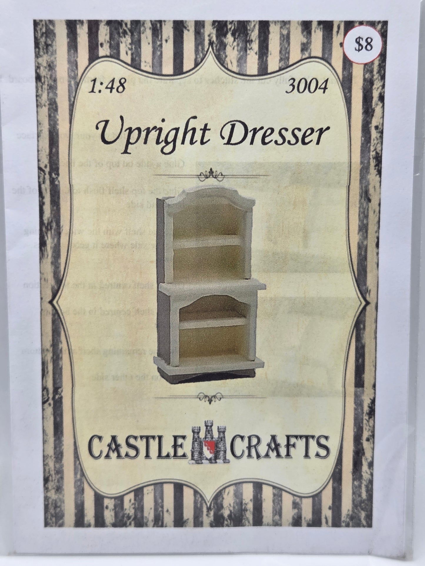 Kit - Upright Dresser 1:48 #3004