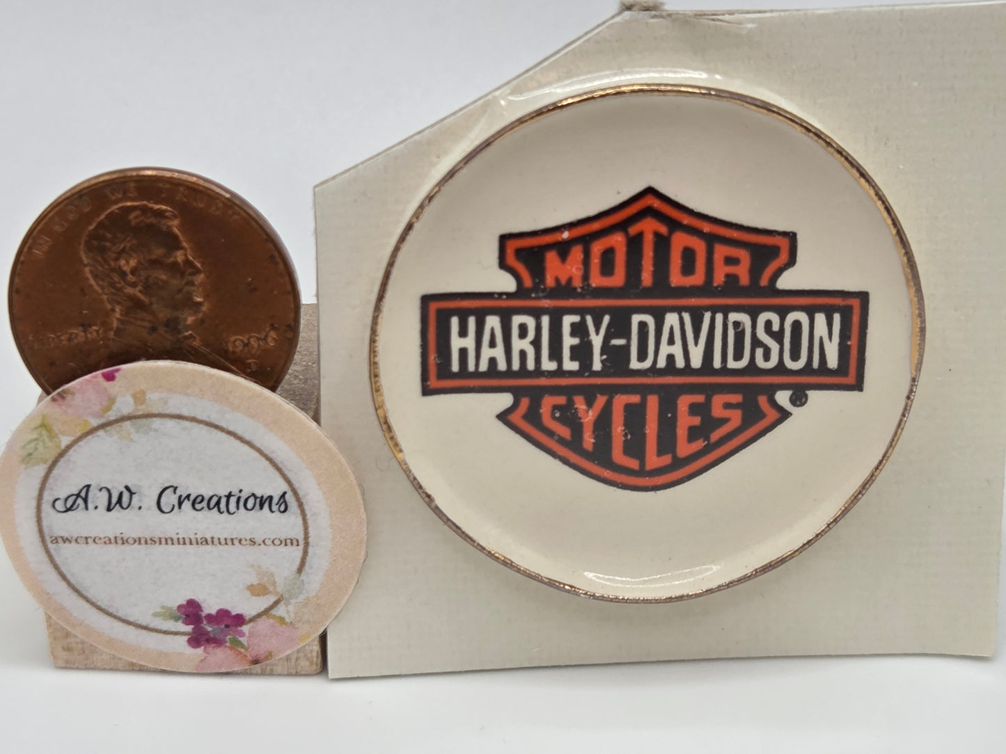 Ceramic Plate - Harley Davidson Motorcylces