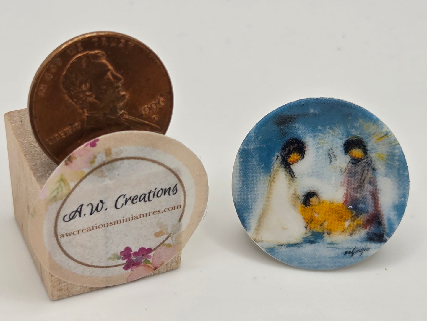 DeGrazia Miniature Plate - Nativity