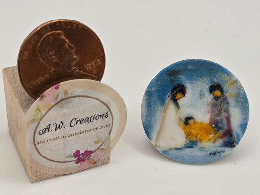 DeGrazia Miniature Plate - Nativity