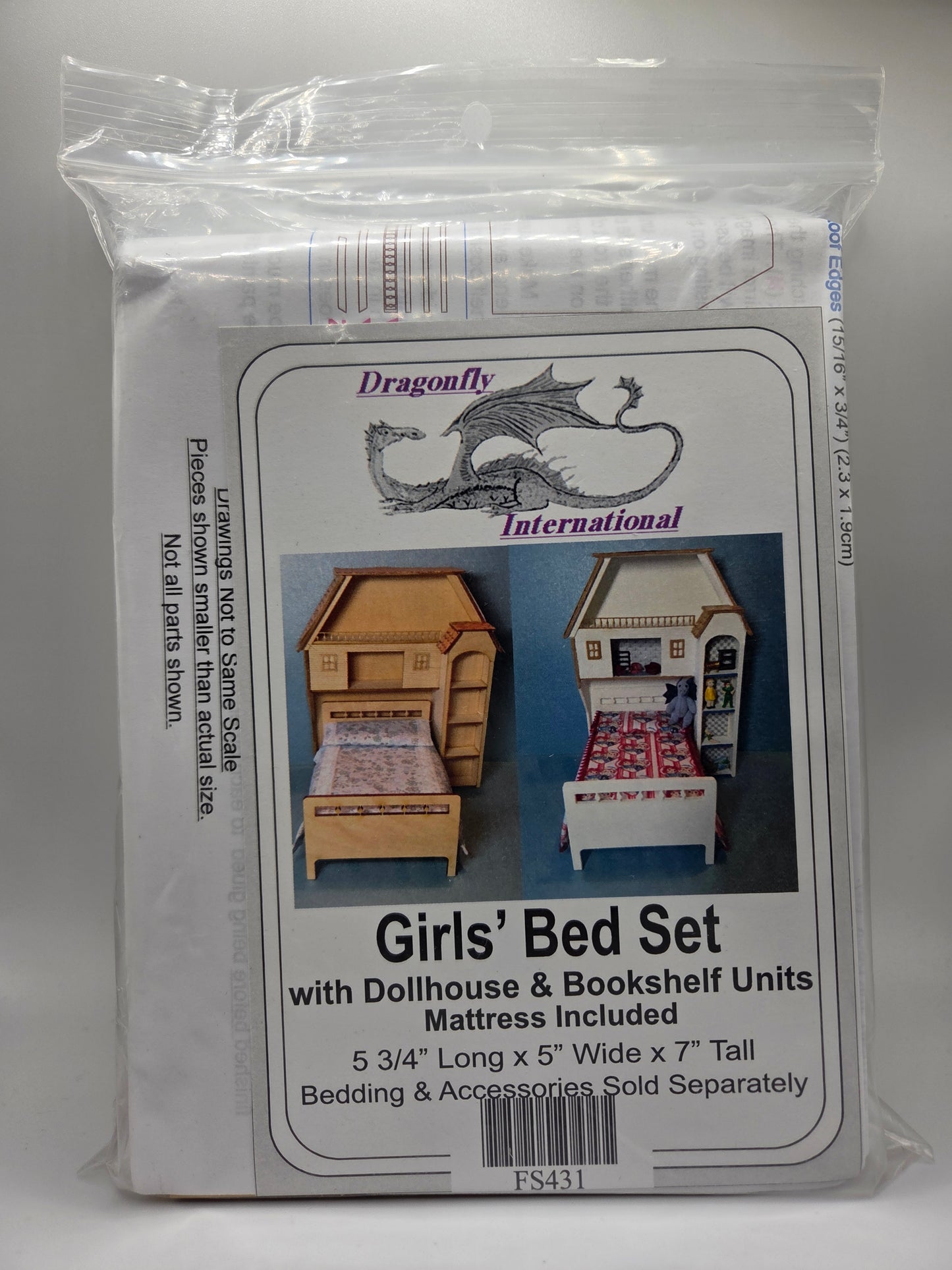 Kit - Bed with Bookshelf