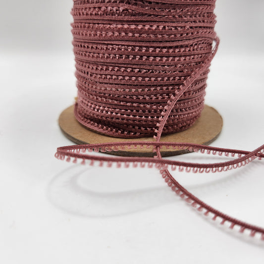 Mini Picot Braid Eyelash #7532 - Misty Rose