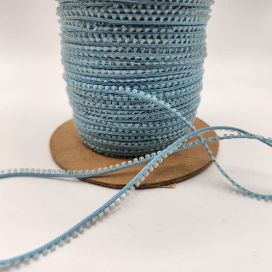 Mini Picot Braid Eyelash #7532 - Sky Blue