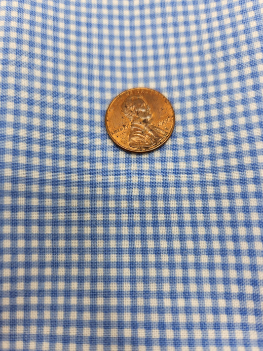 Fabric - Light Blue & White Gingham