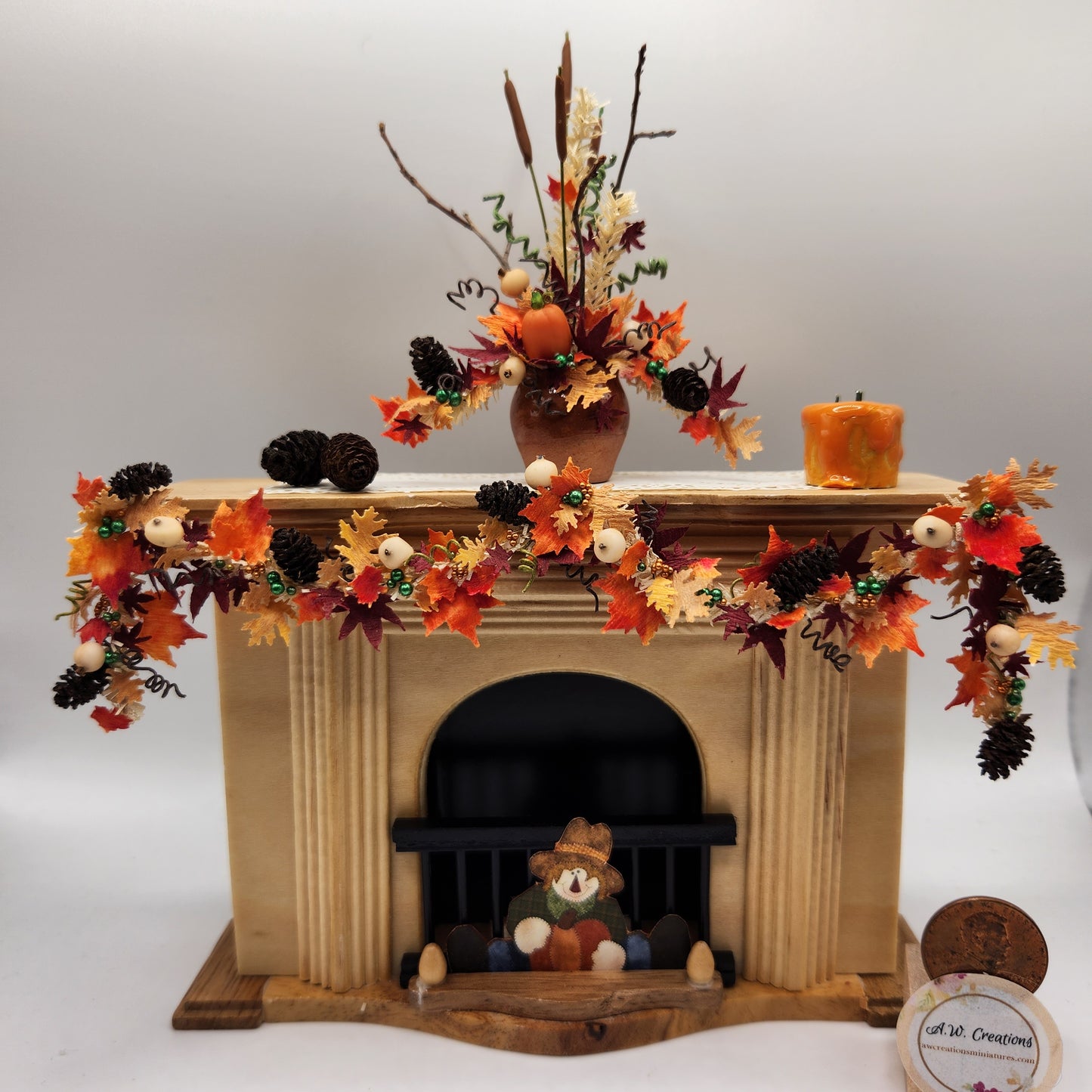 Fall Fireplace