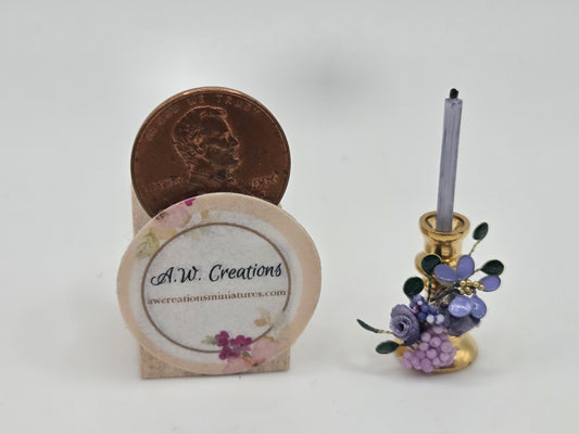 Fancy Candle - Perwinkle Style #1