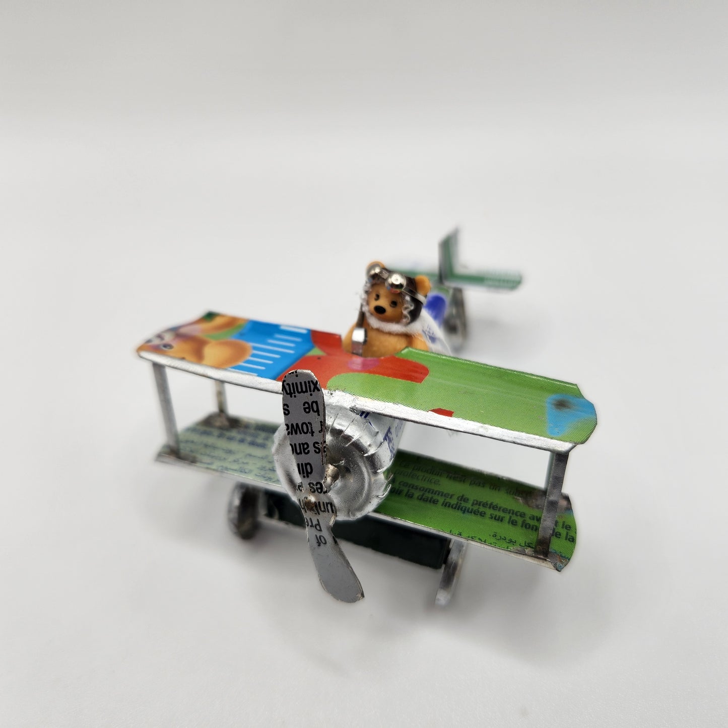 Airplane with Teddy Bear Aviator