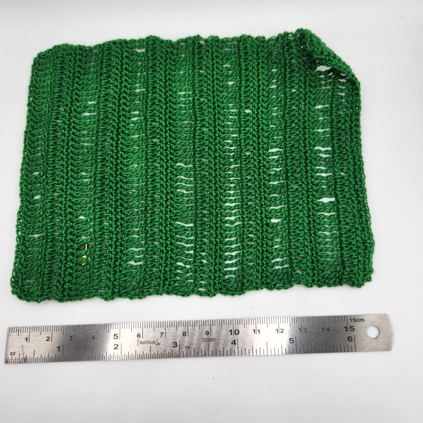 Crochet Afghan Blanket - Green #2