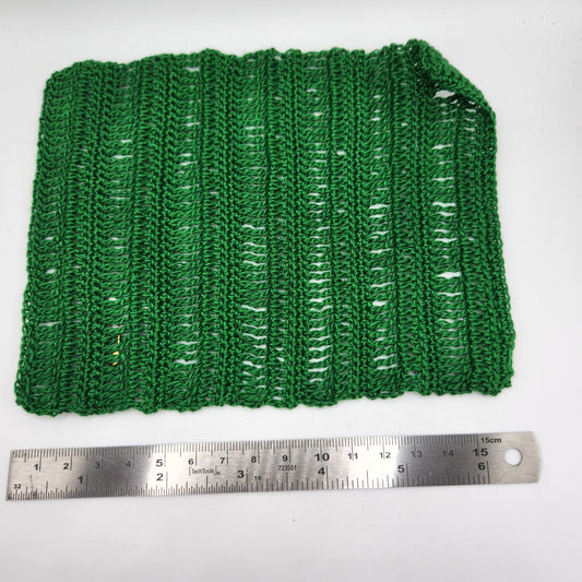 Crochet Afghan Blanket - Green #2