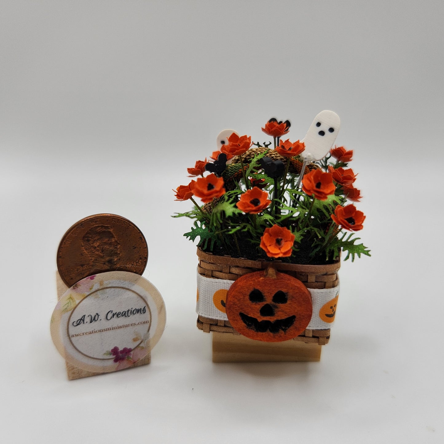 Halloween Basket Arrangment