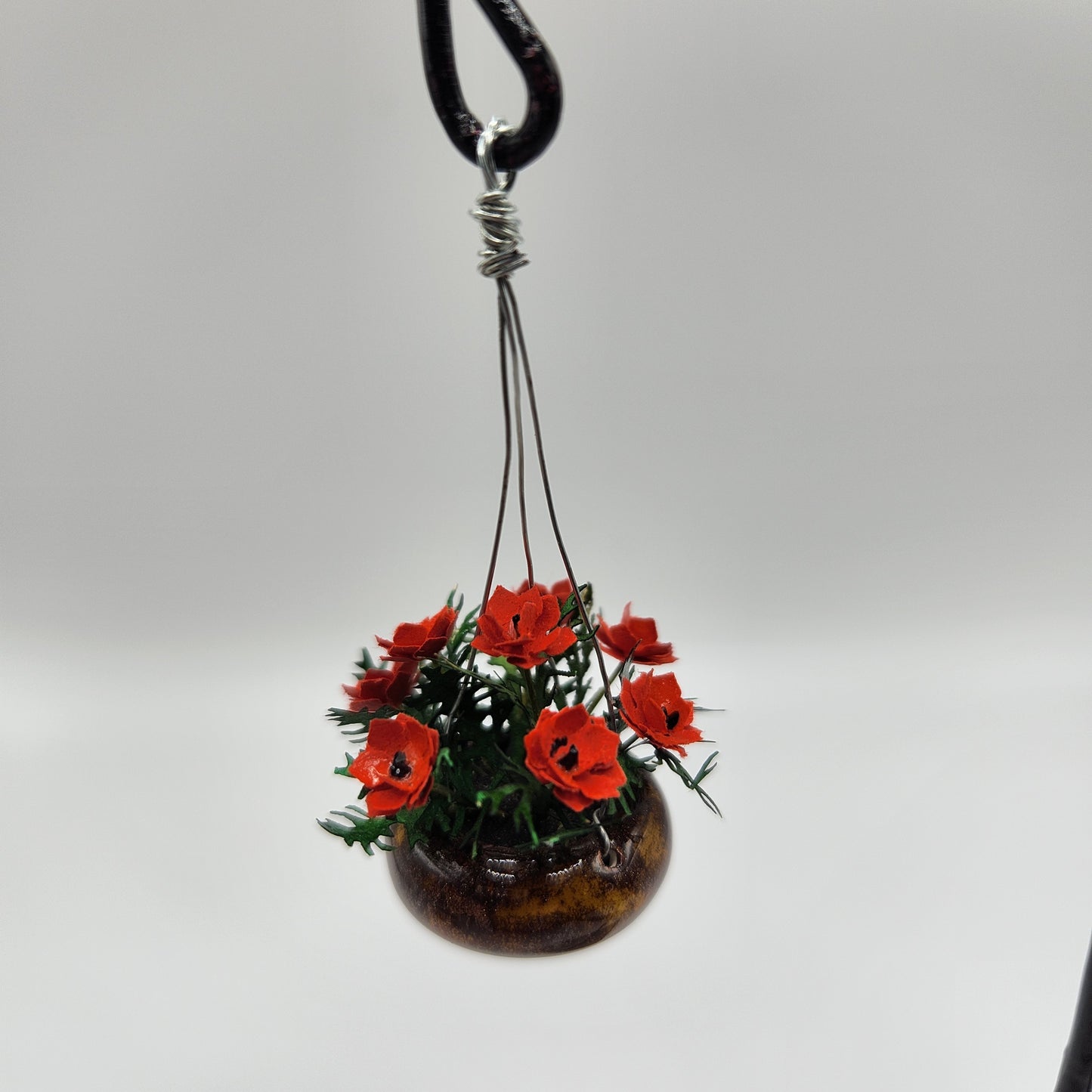 Hanging Poppies - Red