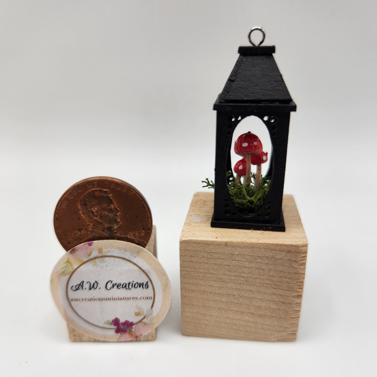 Black Lantern with Mushrooms