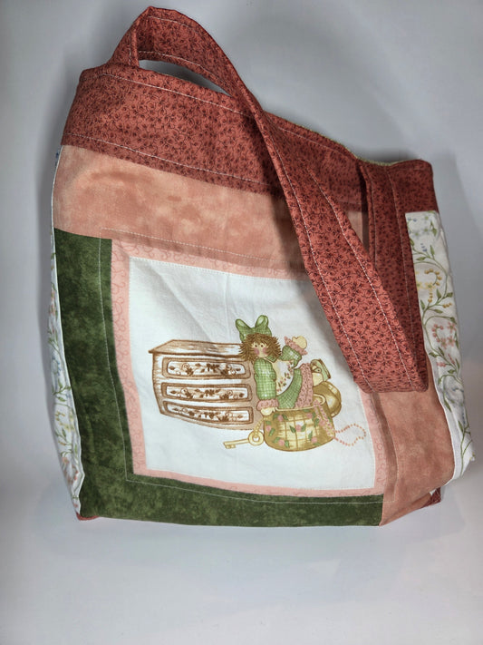 Large Logo Tote - Angel with Phonograph