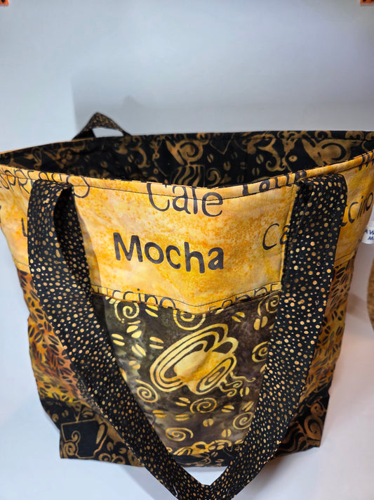 Large Logo Tote - Mocha