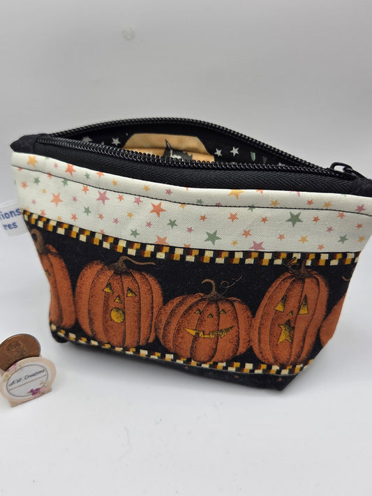 Logo Zipper Bag - Jack-o-lanterns