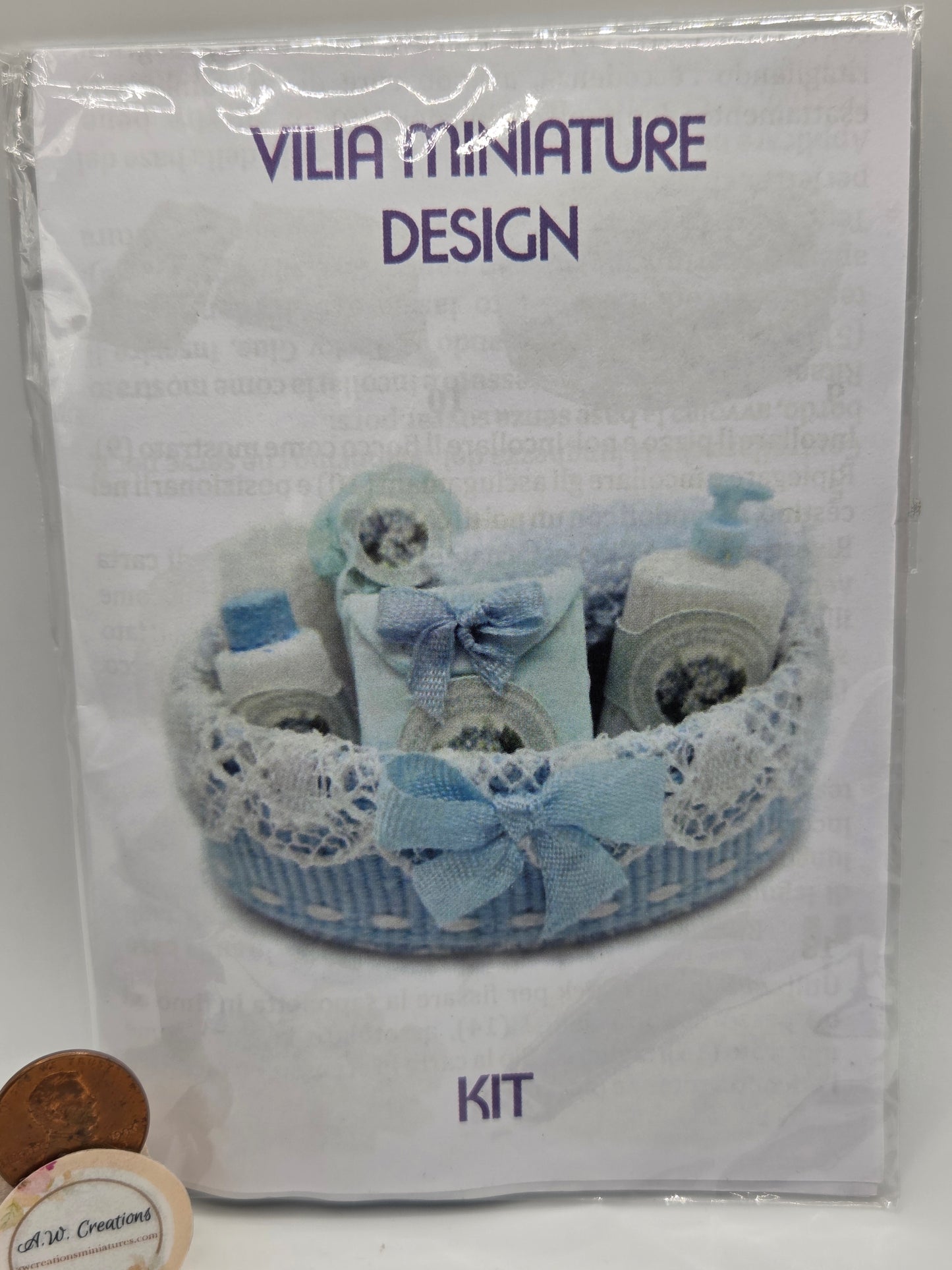 Kit- Bathroom Basket Blue