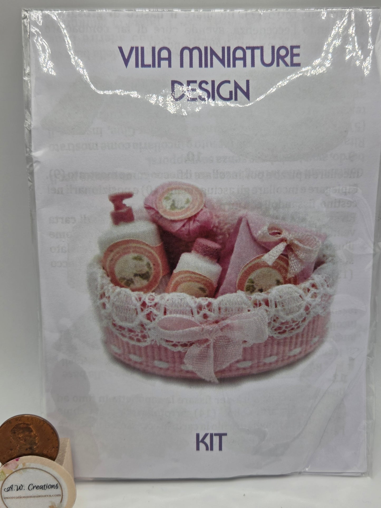 Kit - Bathroom Basket Pink