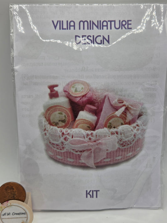 Kit - Bathroom Basket Pink