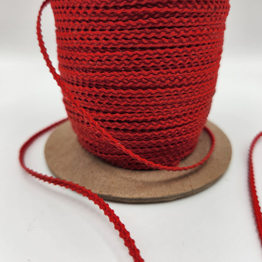 Mini Knobbly Braid #28007 - Red