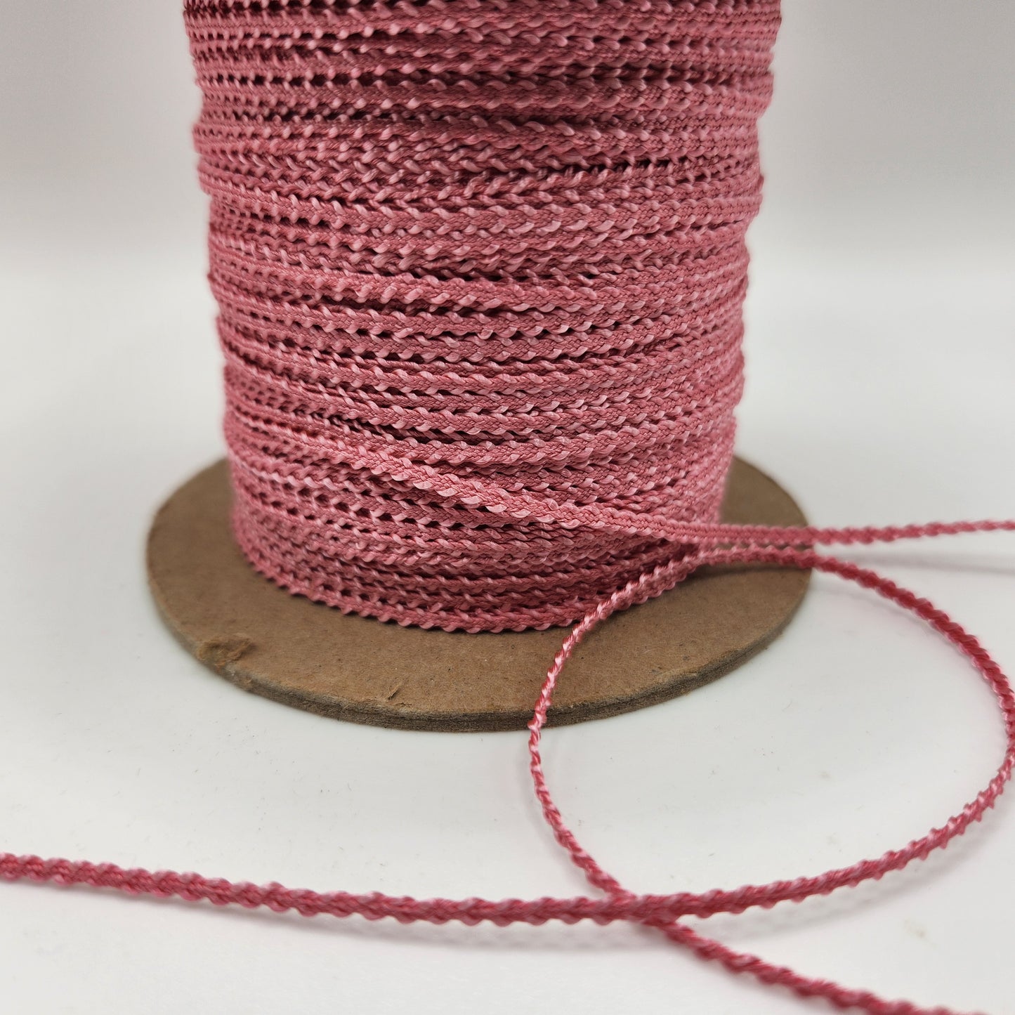 Mini Knobbly Braid #28007 - Rose Pink