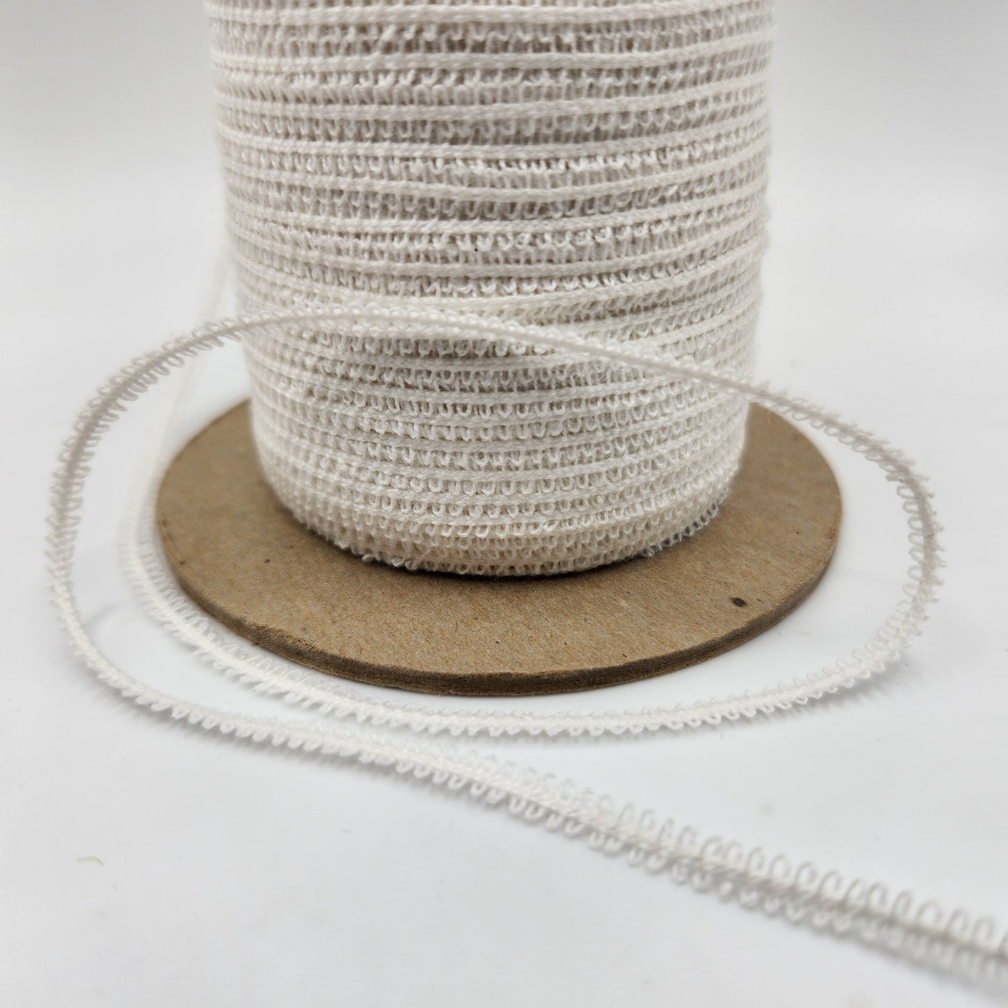 Mini Double Loop Picot #27845 - White