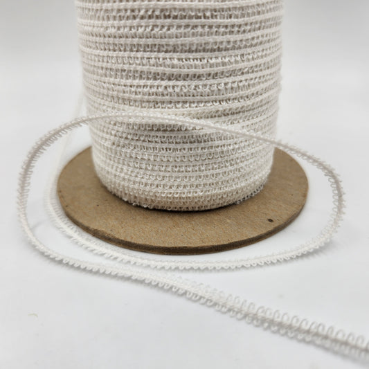 Mini Double Loop Picot #27845 - White