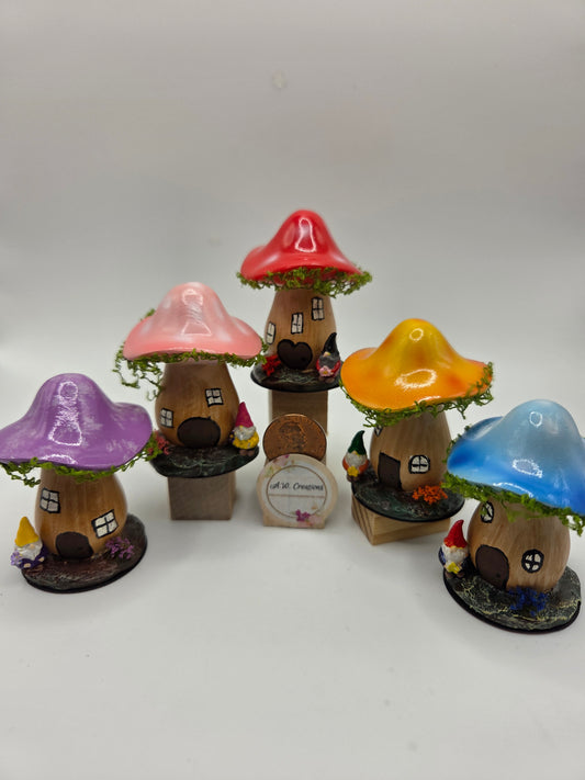 Mini Gnome Mushroom House
