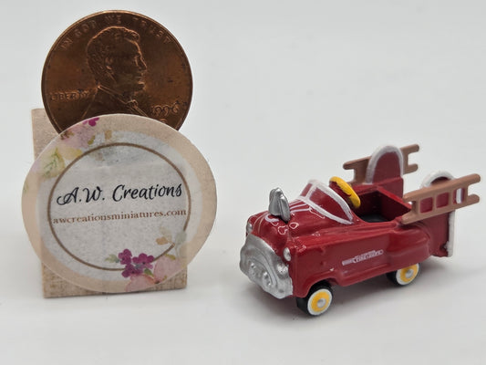MIniature Pedal Pusher - Firetruck