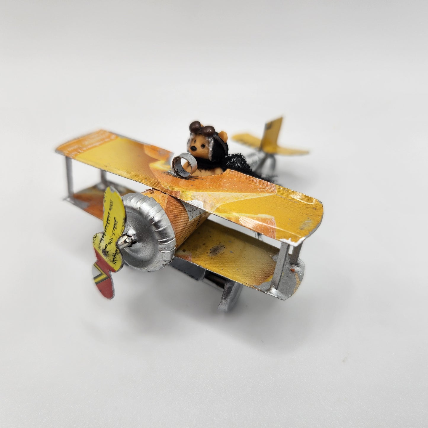 Airplane with Teddy Bear Aviator
