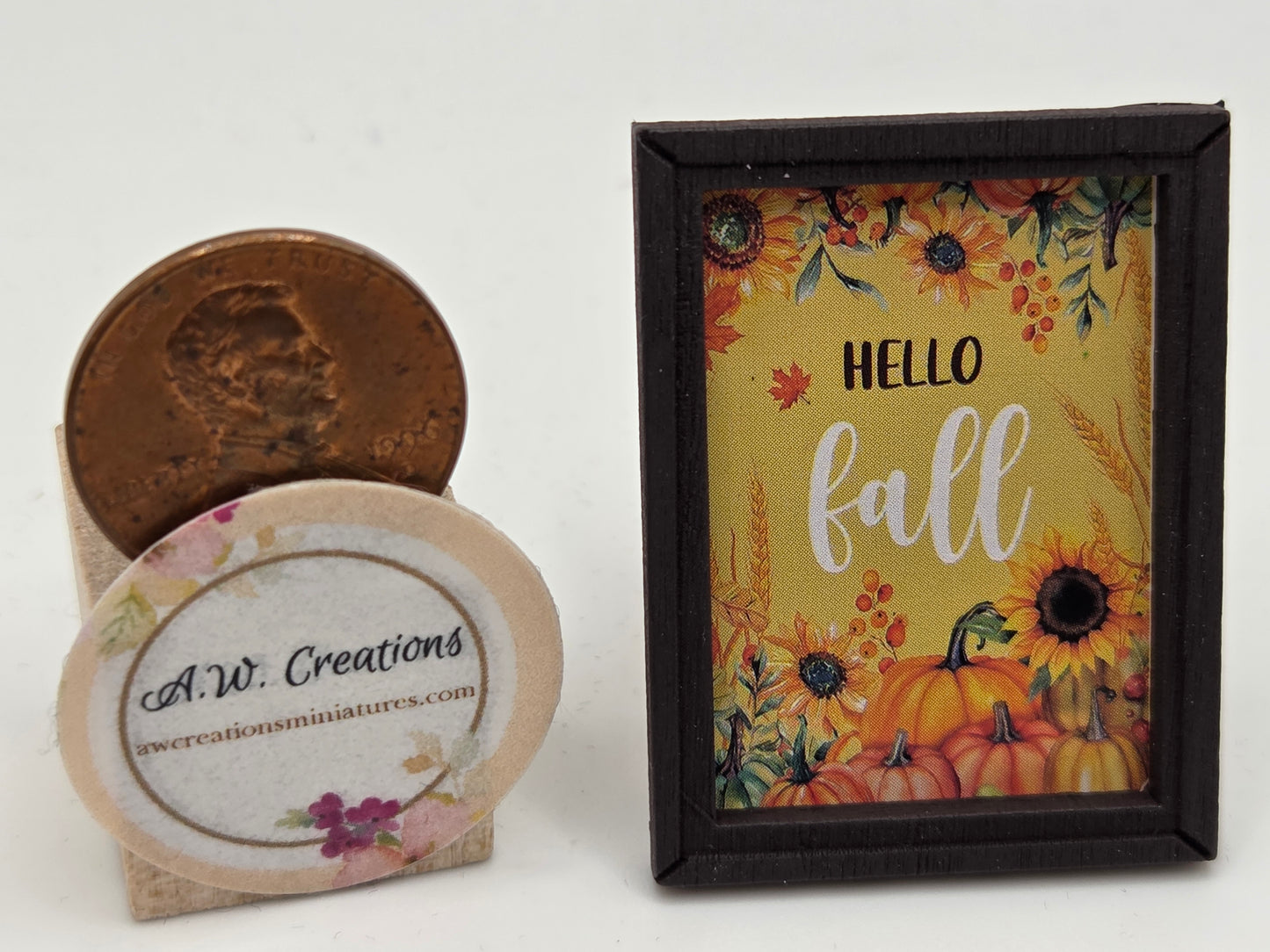 Framed Picture - Hello Fall